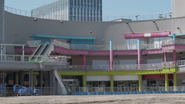 Odaiba Dismantling Tokyo Japan April 2023 — стокове відео