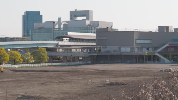 Odaiba Dismantling Tokio Japan April 2023 — Stockvideo