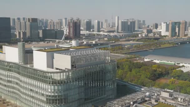 Tokio Bay Area Widok Pokład Obserwacyjny 2023 — Wideo stockowe