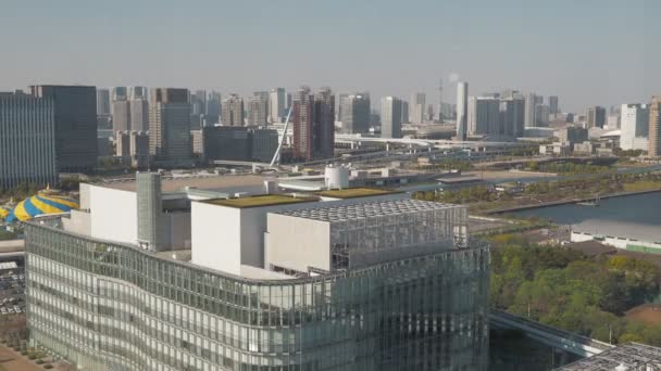 Вид Обзорную Палубу Токийского Залива — стоковое видео