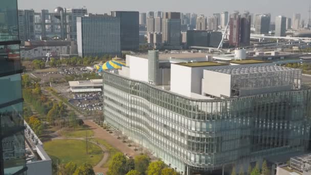 Blick Auf Die Aussichtsplattform Der Bucht Von Tokio 2023 — Stockvideo