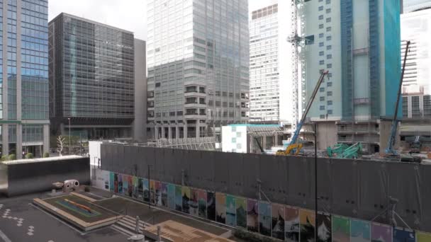 Tokio Tokiwabashi Remodelación Sitio Previsto Abril 2023 — Vídeos de Stock