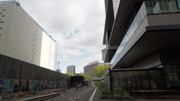Tokio Tokiwabashi Remodelación Sitio Previsto Abril 2023 — Vídeo de stock