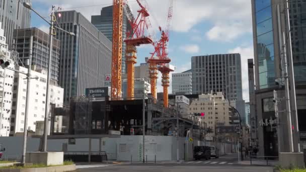 東京八重洲計画再開発地2023年4月 — ストック動画