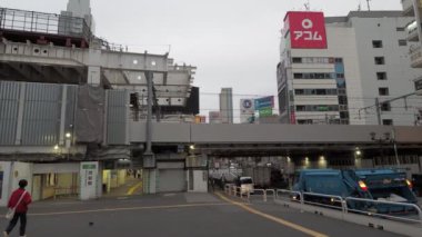 Shibuya Japonya 'da Tokyo' da Nisan 2023 sabahı