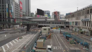 Shibuya Japonya 'da Tokyo' da Nisan 2023 sabahı