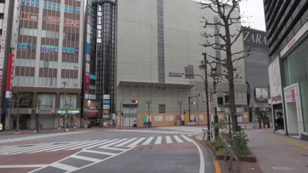 Шибуя Японії Токіо Рано Вранці 2023 Року — стокове відео