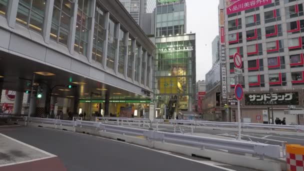 Shibuya Στην Ιαπωνία Τόκιο Νωρίς Πρωί Απρίλιος 2023 — Αρχείο Βίντεο