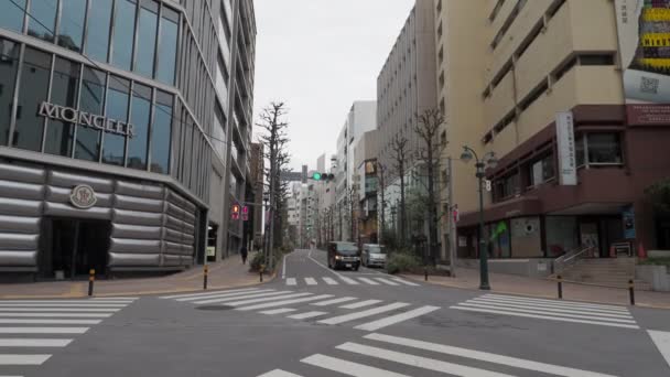 Сибуя Японии Ранним Утром Апреле 2023 Года — стоковое видео