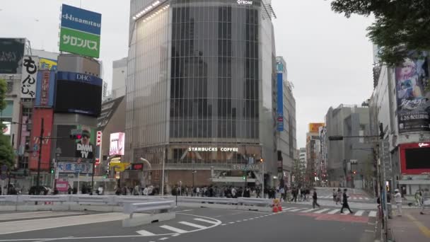 Shibuya Japón Tokio Temprano Mañana Abril 2023 — Vídeo de stock