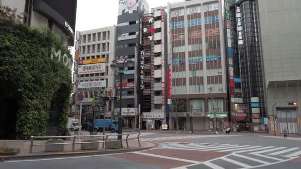Shibuya Japão Tóquio Manhã Cedo Abril 2023 — Vídeo de Stock