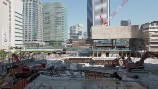 Пейзаж Токийского Хамамацучо Май 2023 Года — стоковое видео