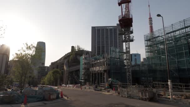 Tokyo Azabudai Hills Costruzione Maggio 2023 — Video Stock