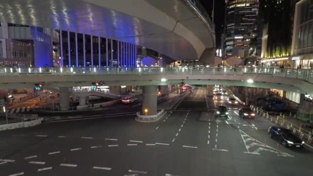Shibuya Night View Japon Tokyo Juin 2023 — Video