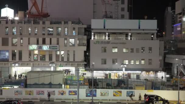 Shibuya Night View Japan June 2023 — стоковое видео