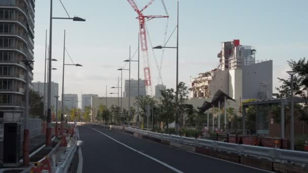 Tokyo Harumi Quai Travaux Démolition Juin 2023 — Video