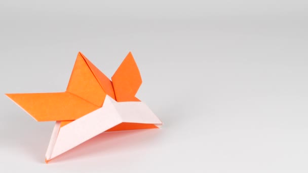 Japanische Kultur Origami Videoclip — Stockvideo