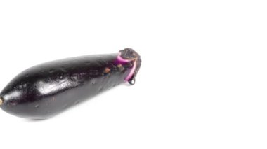 Patlıcan, yemek videosunu kapat.