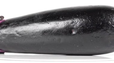 Patlıcan, yemek videosunu kapat.