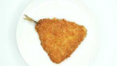 Kızarmış at uskumrusu Japon Aji Fry