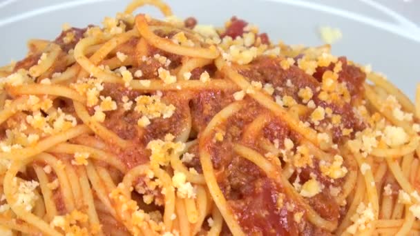 Pasta Bolognese 视频短片 — 图库视频影像
