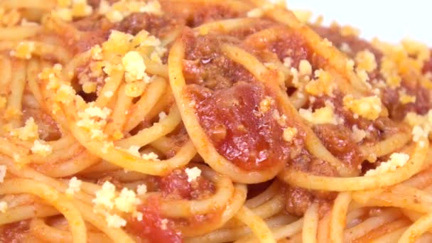 Pasta Boloñesa Corto Video Clip — Vídeo de stock