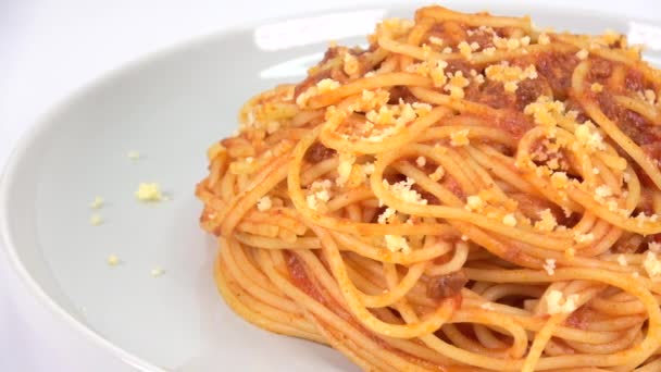 Pasta Bolognese Breve Video Clip — Video Stock