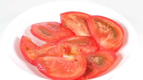 切碎的西红柿 视频剪辑 — 图库视频影像
