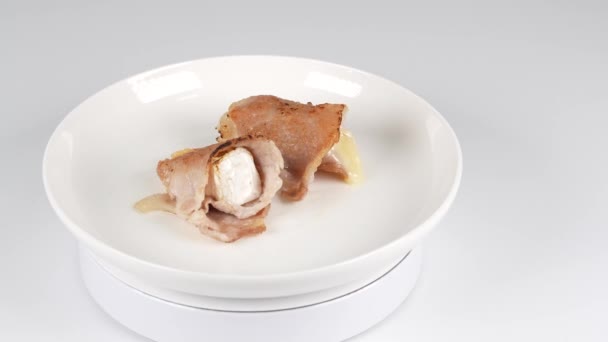 Rouleau Fromage Porc Clip Vidéo — Video
