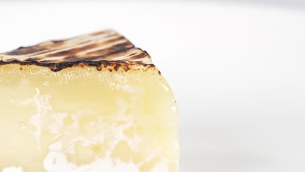 Queso Camembert Asado Corto Videoclip — Vídeos de Stock