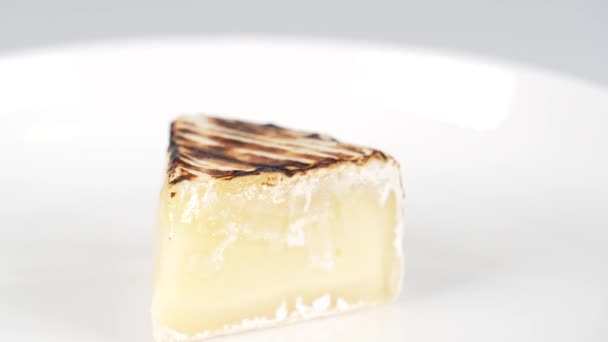 Formaggio Camembert Arrosto Breve Video Clip — Video Stock