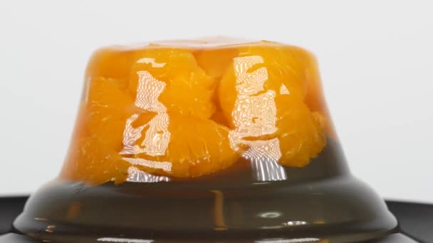 Jalea Naranja Mandarina Clip Vídeo Corto — Vídeos de Stock