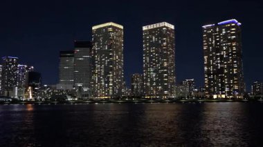 Toyosu, Japonya Tokyo Gece Manzarası 2025