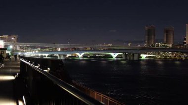 Toyosu, Japonya Tokyo Gece Manzarası 2025