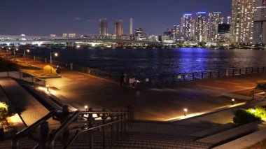 Toyosu, Japonya Tokyo Gece Manzarası 2025