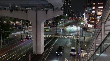 Toyosu, Japonya Tokyo Gece Manzarası 2025