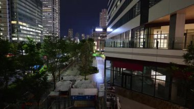 Toyosu, Japonya Tokyo Gece Manzarası 2025