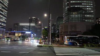 Toyosu, Japonya Tokyo Gece Manzarası 2025