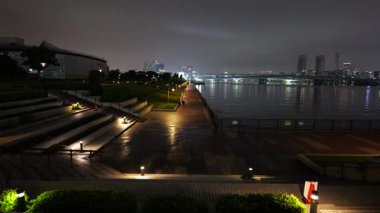 Toyosu, Japonya Tokyo Gece Manzarası 2025