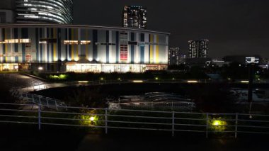 Toyosu, Japonya Tokyo Gece Manzarası 2025