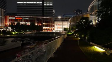 Toyosu, Japonya Tokyo Gece Manzarası 2025