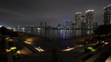 Toyosu, Japonya Tokyo Gece Manzarası 2025