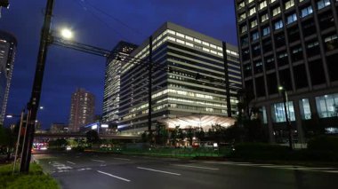 Toyosu, Japonya Tokyo Gece Manzarası 2025