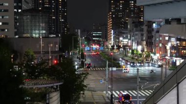 Toyosu, Japonya Tokyo Gece Manzarası 2025