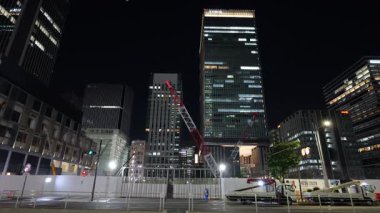 Yaesu Planlı Yeniden Geliştirme Alanı, Japonya Tokyo 2025 Gece