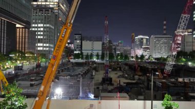 Yaesu Planlı Yeniden Geliştirme Alanı, Japonya Tokyo 2025 Gece