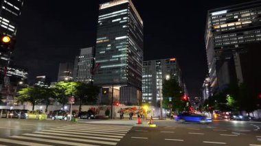 Yaesu Planlı Yeniden Geliştirme Alanı, Japonya Tokyo 2025 Gece