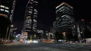 Yaesu Planlı Yeniden Geliştirme Alanı, Japonya Tokyo 2025 Gece