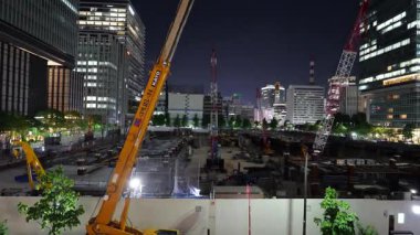 Yaesu Planlı Yeniden Geliştirme Alanı, Japonya Tokyo 2025 Gece