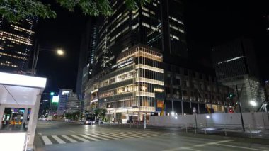 Yaesu Planlı Yeniden Geliştirme Alanı, Japonya Tokyo 2025 Gece